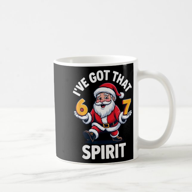 Taza De Café Christmas 67 Funny Xmas Six Seven Ugly Sweater 6-7 (Derecha)