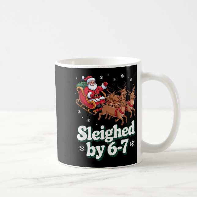 Taza De Café Christmas 67 Funny Xmas Six Seven Ugly Sweater 6-7 (Derecha)