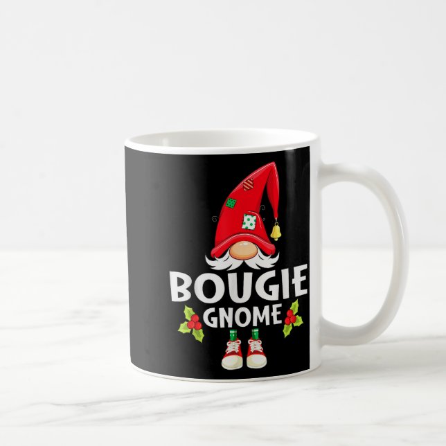 Taza De Café Christmas Bougie Gnome X-mas Family Matching  (Derecha)