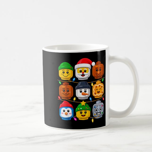 Taza De Café Christmas Building Crew Costume Master Builder Blo (Derecha)