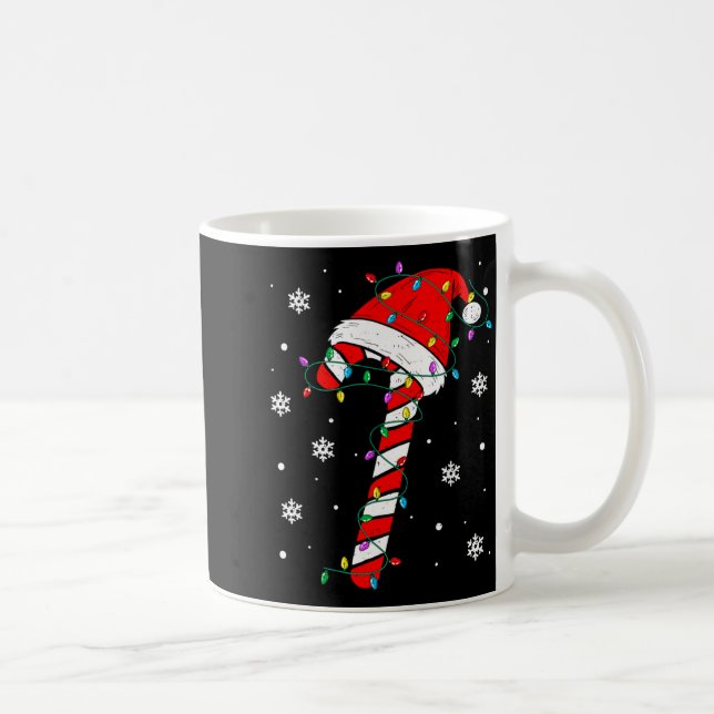 Taza De Café Christmas Candy Cane Hat Santa Xmas Holiday Toddle (Derecha)