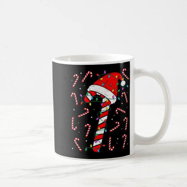 Taza De Café Christmas Candy Cane Hat Santa Xmas Holiday Toddle (Derecha)