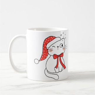 Taza De Café Christmas Cat