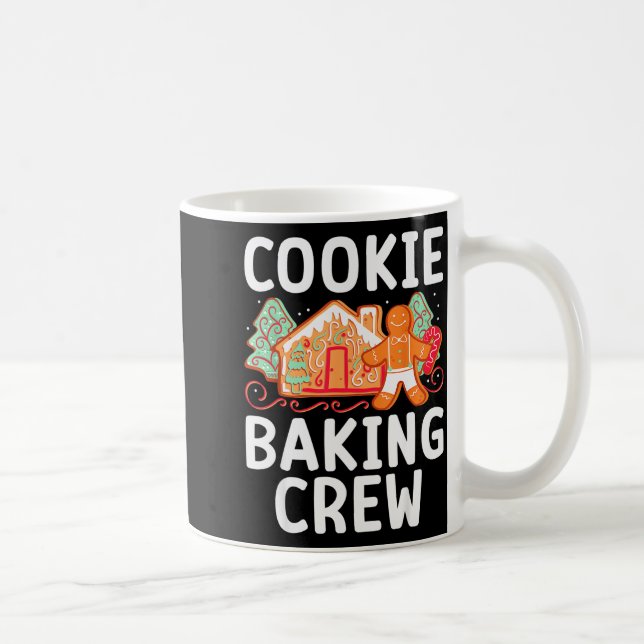 Taza De Café Christmas Cookie Taster Cookie Baking Crew Gingerb (Derecha)