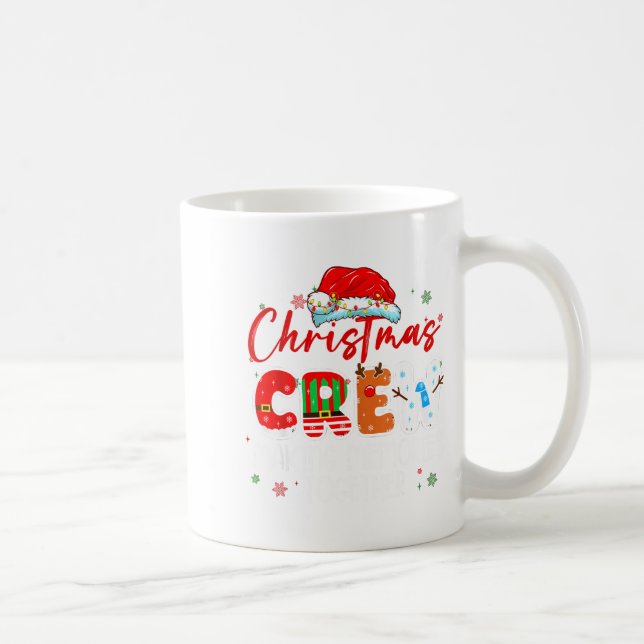 Taza De Café Christmas Crew Making Memories Together Xmas Light (Derecha)