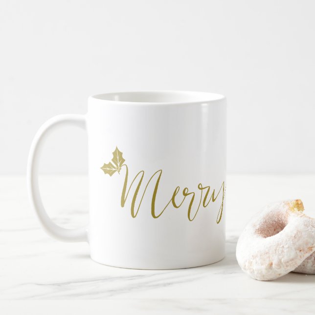 Taza De Café Christmas Design for Secret Santa Gift (Con donut)