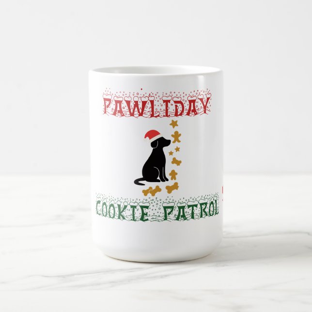 Taza De Café Christmas Dog Mug – Pawliday Treat Inspector (Centro)