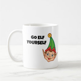 Taza De Café  Christmas Elf, Go Elf Yourself 