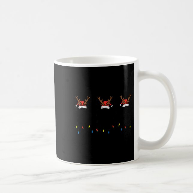 Taza De Café Christmas Goats Santa Xmas Farm Animal Farmer Men  (Derecha)