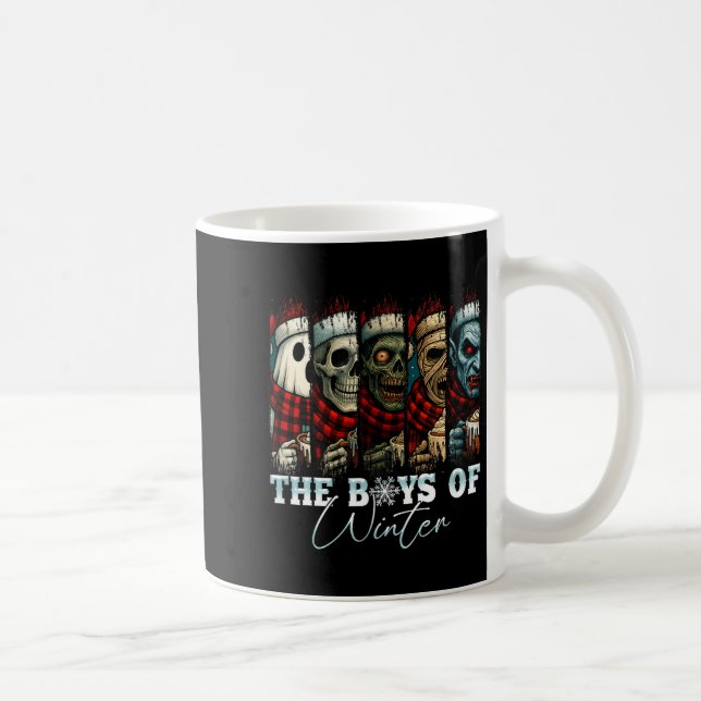 Taza De Café Christmas Halloween Creepmas Friends Horror Xmas C (Derecha)
