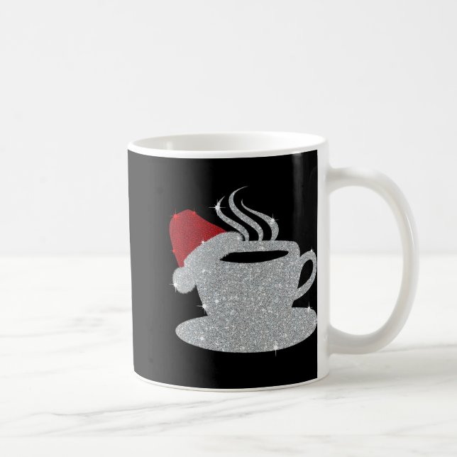 Taza De Café Christmas Hot Coffee Cup Santa's Hat Xmas Holidays (Derecha)