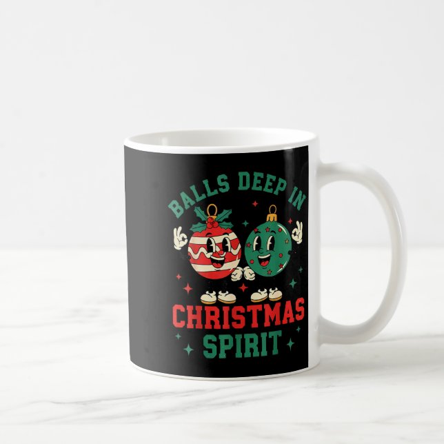 Taza De Café Christmas Humor Deep In Christmas Srit  (Derecha)