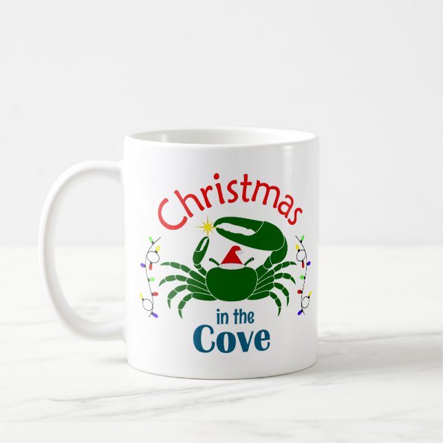 Taza De Café Christmas in the Cove 11 oz Mug (Izquierda)