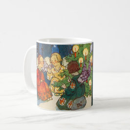 Taza De Café Christmas in the forest - Zdenek Guth