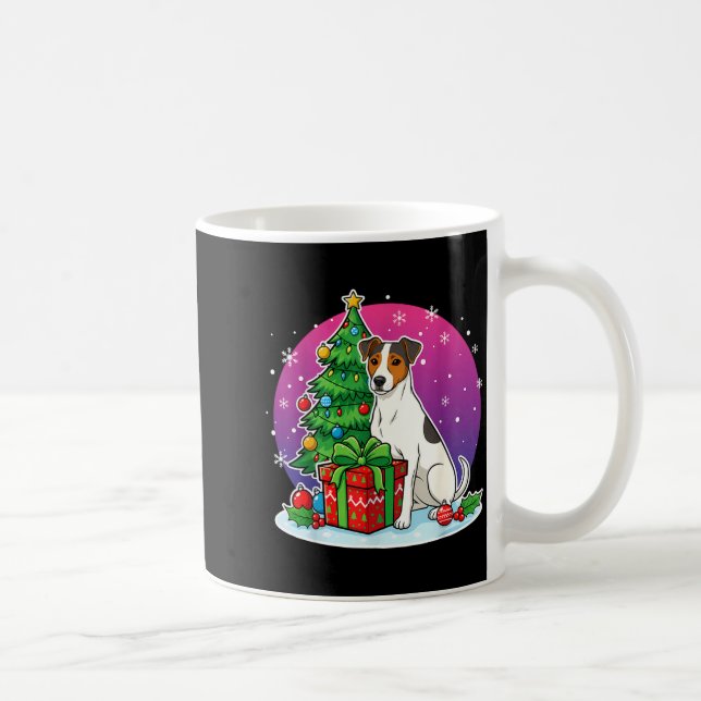Taza De Café Christmas Jack Russell Santa Hat Xmas Jack Russell (Derecha)