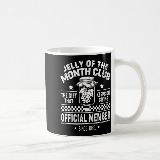 Taza De Café Christmas Jelly Of The Month Club Member Funny Xma (Derecha)
