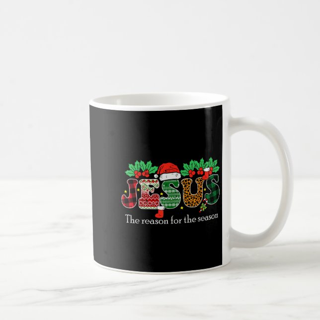 Taza De Café Christmas Jesus Reason Season Xmas Christian Men W (Derecha)