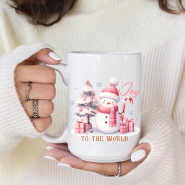 Taza De Café Christmas Joy to the World Woman's Sweatshirt