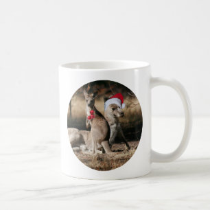 Taza De Café Christmas Kangaroos Australian Style