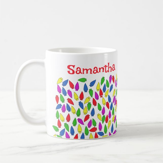 Taza De Café Christmas Lights  (Izquierda)