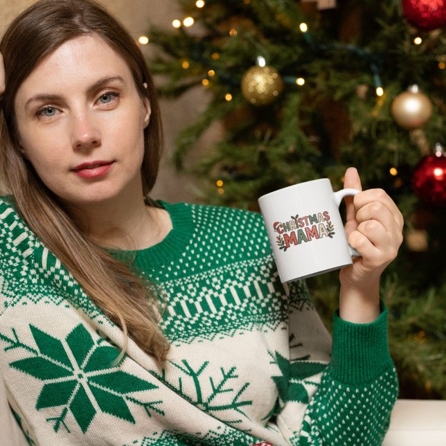 Taza De Café Christmas Mama (Subido por el creador)