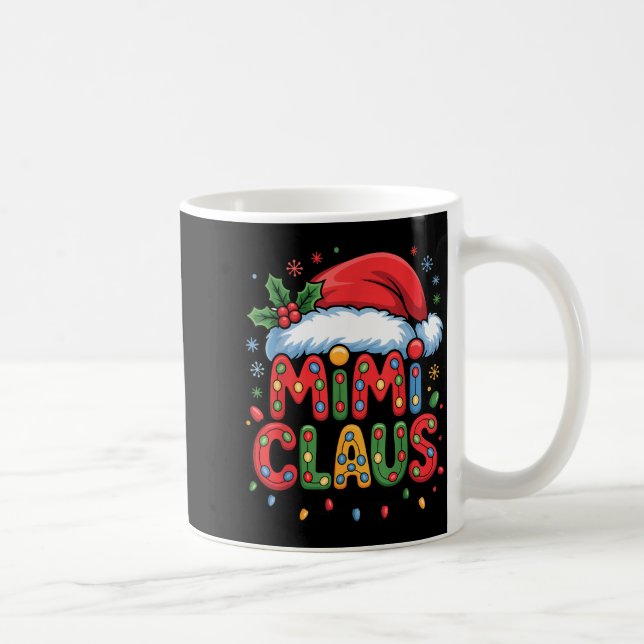 Taza De Café Christmas Mimi Claus Holiday Cheer Family Season H (Derecha)