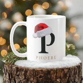 Taza De Café Christmas Monogram Mug