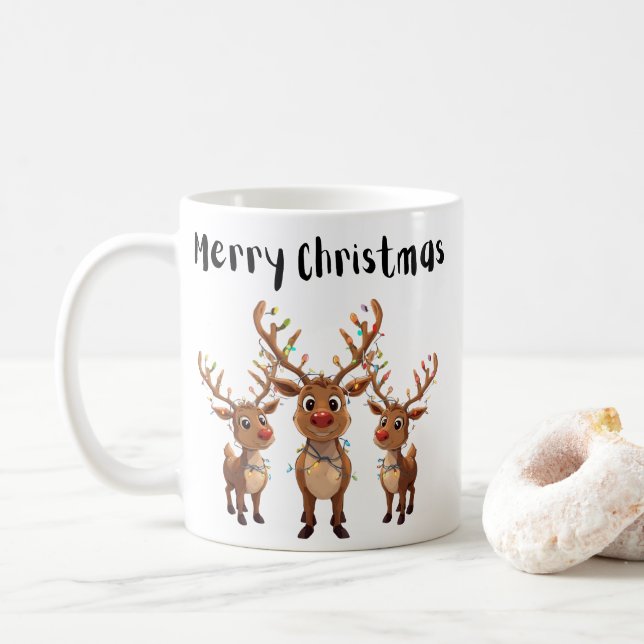 Taza De Café Christmas Mug (Con donut)