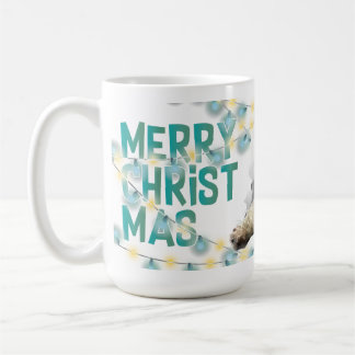 Taza De Café Christmas Mug with Decorative Lights