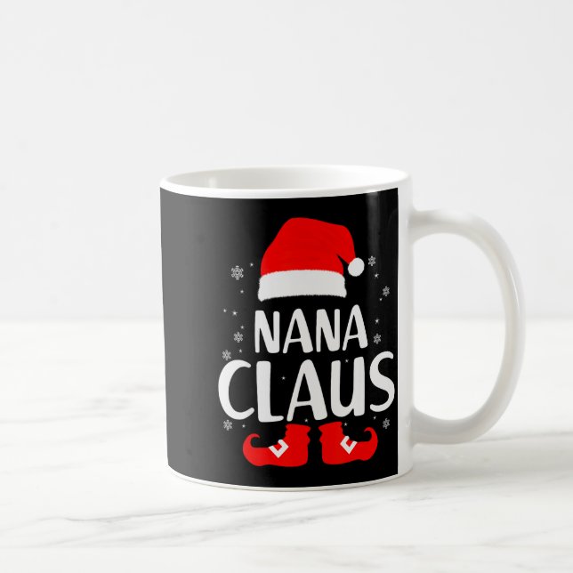 Taza De Café Christmas Nana Claus Leopard Family Matching Pajam (Derecha)