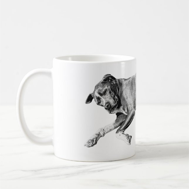 Taza De Café Christmas Nap, Pit Mix Peace (Izquierda)