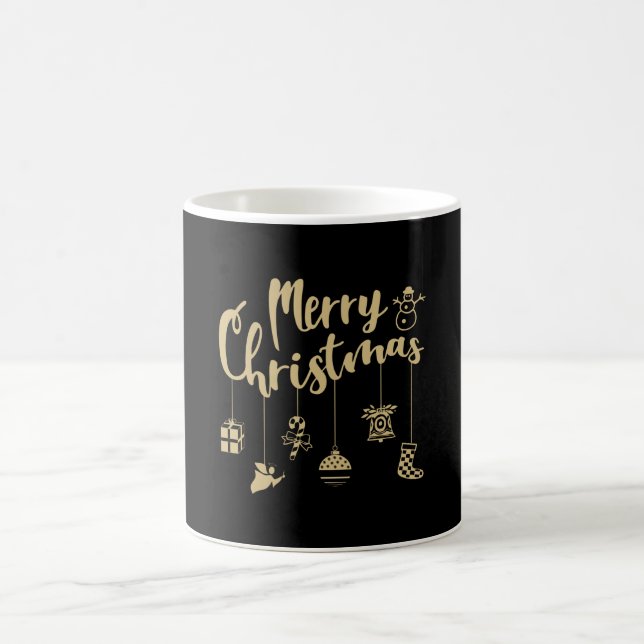 Taza De Café Christmas Ornaments Decoration Merry Christmas (Centro)
