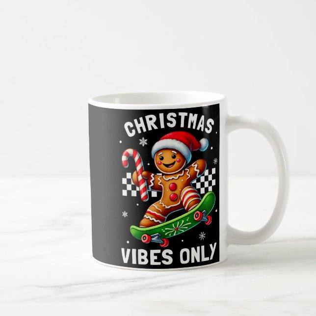 Taza De Café Christmas Pajamas Funny Gingerbread Ginger Christm (Derecha)