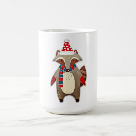 Taza De Café christmas-raccoon