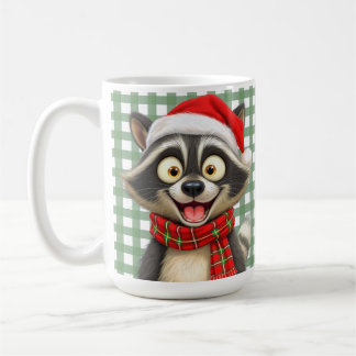 Taza De Café Christmas Raccoon