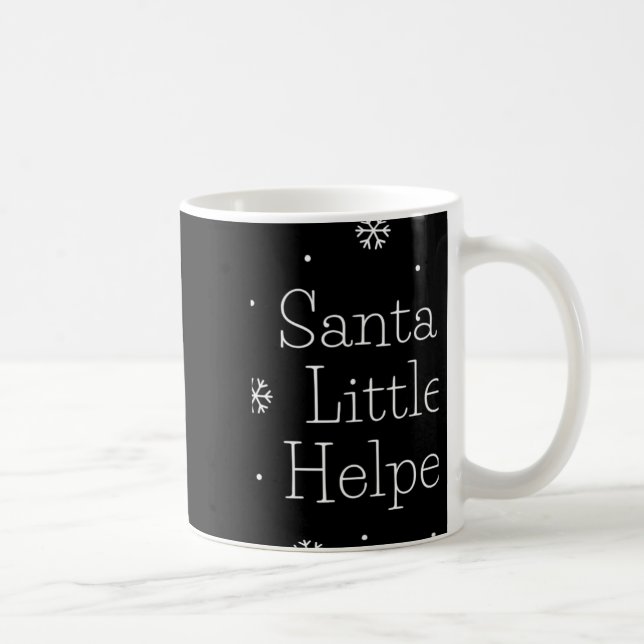 Taza De Café Christmas Santas Little Helper T Shirt  (Derecha)