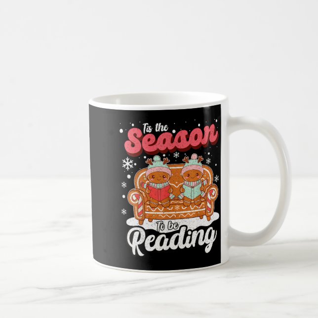 Taza De Café Christmas School Teacher Retro Librarian Groovy Xm (Derecha)