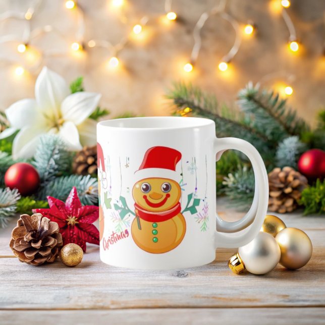 Taza De Café Christmas Snowmen (Subido por el creador)