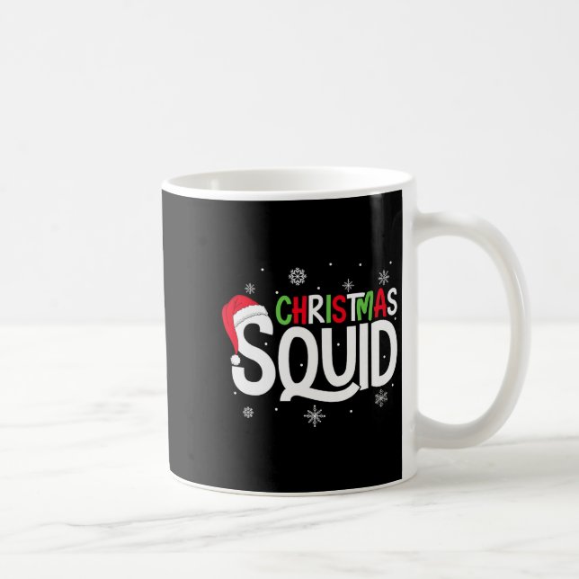 Taza De Café Christmas Squad Matching Family Group Santa Elf Xm (Derecha)