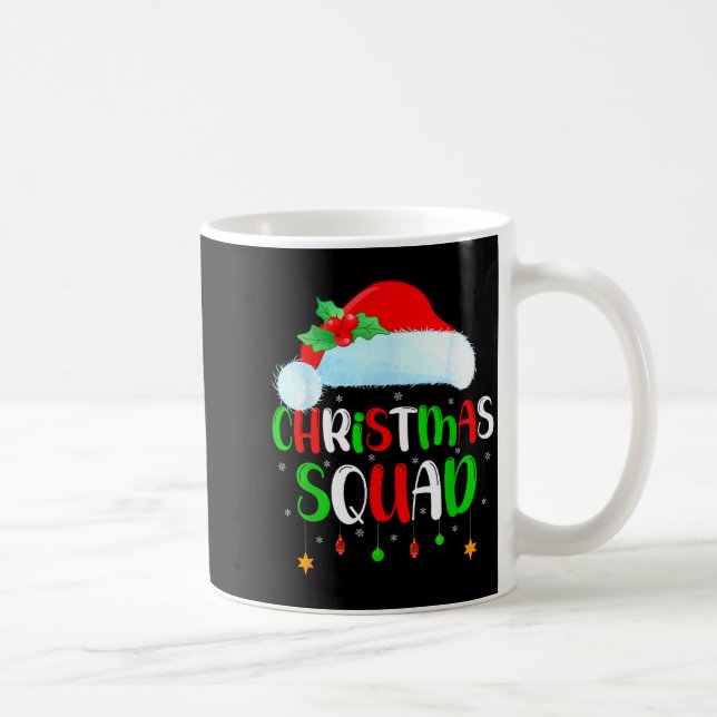 Taza De Café Christmas Squad Matching Family Group Santa Xmas P (Derecha)