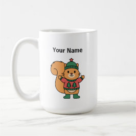 Taza De Café Christmas Squirrel Mug