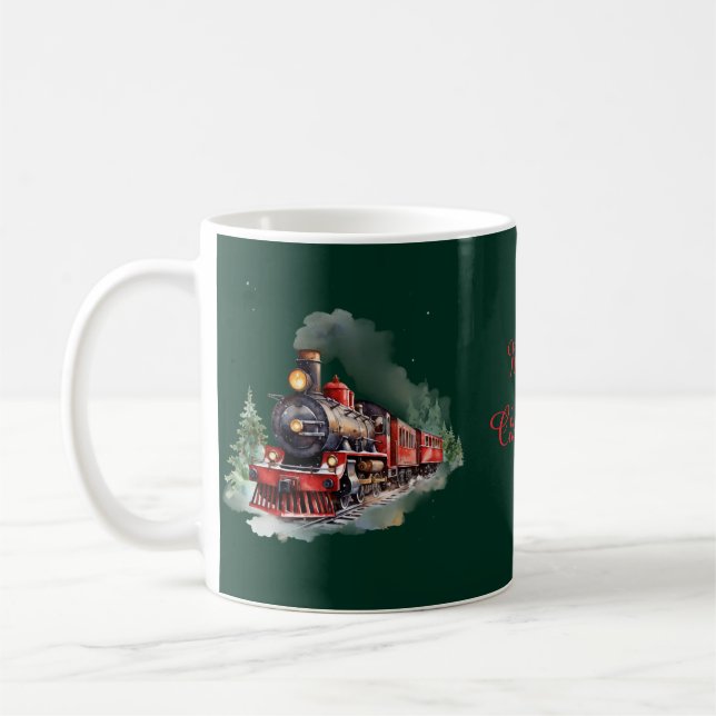 Taza De Café Christmas Train (Izquierda)
