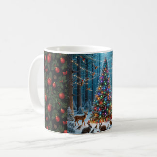 Taza De Café Christmas Tree and Ornaments
