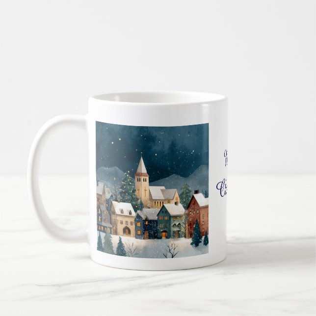 Taza De Café Christmas Village (Izquierda)