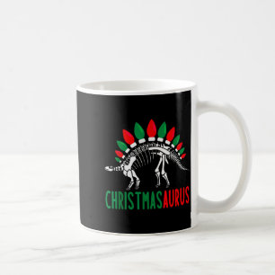 Taza De Café Christmasaurus Dinosaurio de Navidad Lindo Árbol R