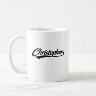 Taza De Café Christopher name first last family gifts