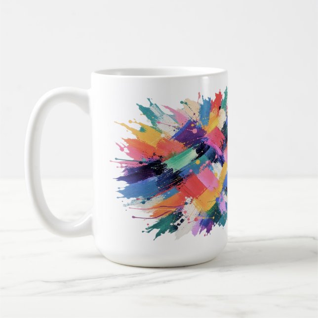 Taza De Café Chromatic Collision (Izquierda)