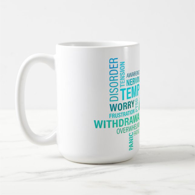 TAZA DE CAFÉ CHRONIC WORD CLOUD (Izquierda)