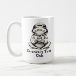 Taza De Café Chronically Tired Club Frog cups –  Coffee Frog