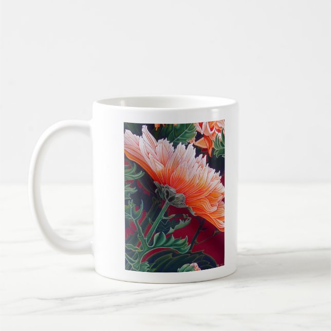 Taza De Café Chrysanthemum 11 oz Classic Mug (Izquierda)